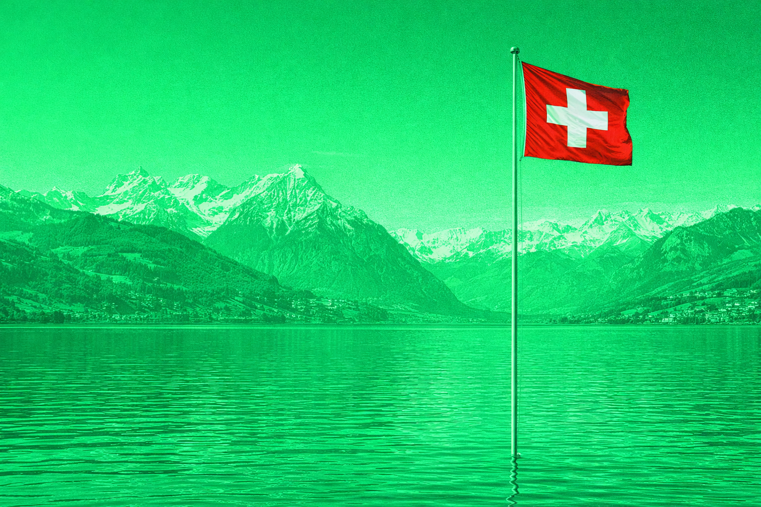 Swiss mountain landscape